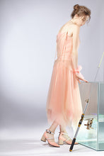 Load image into Gallery viewer, Reversible Sheer Flaring Dress