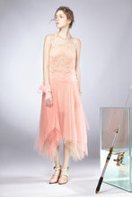 Load image into Gallery viewer, Reversible Sheer Flaring Dress