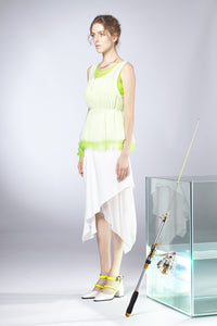 Asymmetry Drapery Skirt