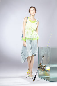 Asymmetry Drapery Cluoette
