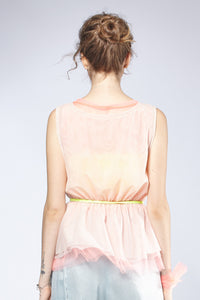 Two-tone Meshy Top