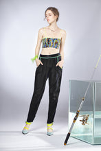 Load image into Gallery viewer, Ruffle Deco. Silk Pants
