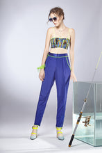 Load image into Gallery viewer, Ruffle Deco. Silk Pants
