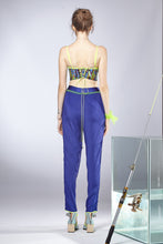 Load image into Gallery viewer, Ruffle Deco. Silk Pants
