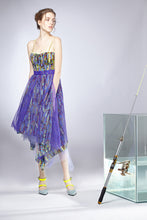 Load image into Gallery viewer, Printed Meshy Cocktail Dress
