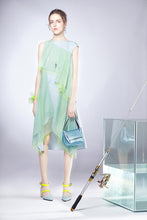 Load image into Gallery viewer, Asymmetry Layering Meshy Dress
