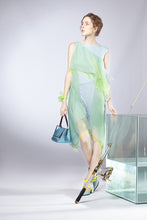 Load image into Gallery viewer, Asymmetry Layering Meshy Dress
