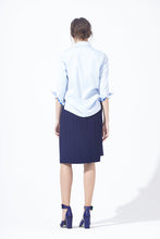 Load image into Gallery viewer, Ribboning Asymmetric Pleated Skirt
