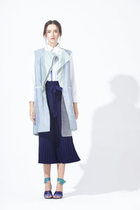 Reversible Double-faced Silk-Cupro Jacket