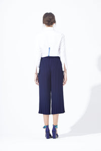 Geometrical Patching Cotton Shirt