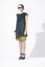 Load image into Gallery viewer, 2 in 1 Twin Set Meshy Jacket Dress
