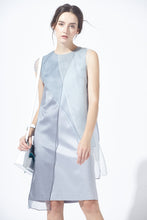 Load image into Gallery viewer, Asymmetric Over-layering Silky Dress
