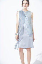 Load image into Gallery viewer, Asymmetric Over-layering Silky Dress
