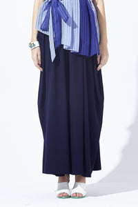 Waterfall Drapery Wide Leg Pants