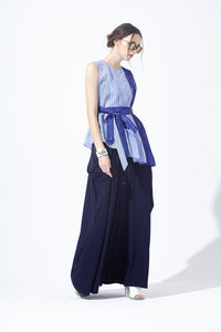 Pattern Mesh Blocking Top