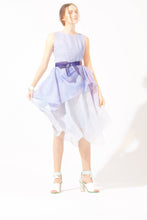 Load image into Gallery viewer, Pattern Mesh Drapery Silk Dress
