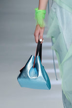Load image into Gallery viewer, Triangular Metallic Leather HandBag

