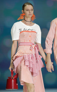 Reversible Stripe Corset