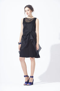 2 in 1 Twin Set Drapery Party Dress