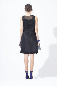 2 in 1 Twin Set Drapery Party Dress