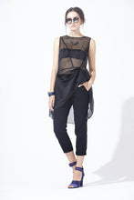 Load image into Gallery viewer, Lacy Waisted Roll-Cuff Pants
