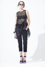 Load image into Gallery viewer, Lacy Waisted Roll-Cuff Pants
