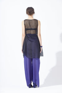 Reversible Double-faced Silk Pants