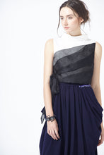 Load image into Gallery viewer, Overlayering Ribbon Short Blouse
